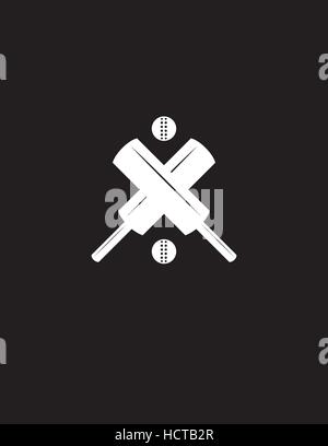 Bastoncini di baseball logo vettoriale, segno, simbolo, emblema Illustrazione Vettoriale