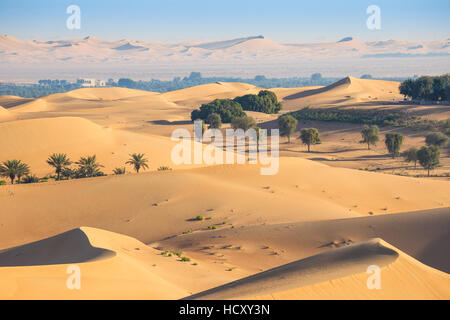 Remah deserto, Al Ain, Abu Dhabi, Emirati Arabi Uniti, Medio Oriente Foto Stock