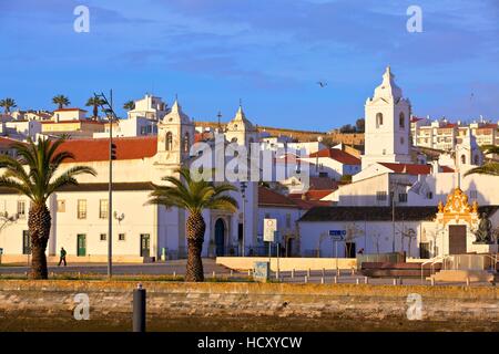 Lagos Città Vecchia, Lagos, Algarve occidentale, Algarve, PORTOGALLO Foto Stock