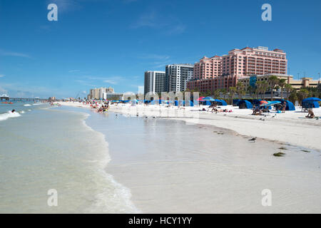 La spiaggia di Clearwater, Florida, Stati Uniti d'America Foto Stock