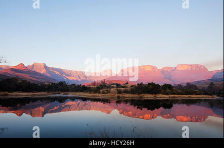 Royal Natal National Park, Drakensburg, Kwazulu-Natal, Sud Africa e Africa Foto Stock