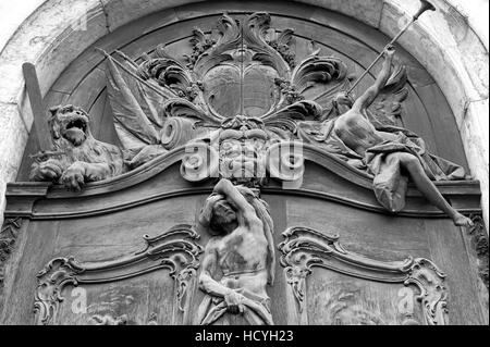 Palazzo Schleissheim in Oberschleißheim, un sobborgo di Monaco di Baviera, Germania, Europa Foto Stock