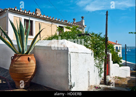 In Europa, in Grecia, golfo Saronico, SPETSES, islant, città Foto Stock