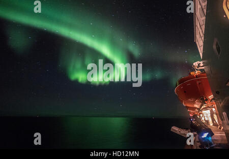 Aurora Boreale display Foto Stock