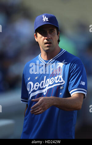 Sabato 27 Agosto, 2016; stelle di Hollywood gioco dopo il Dodgers gioco. Il Los Angeles Dodgers sconfitto il Chicago Cubs dal punteggio finale di 3-2 al Dodger Stadium di Los Angeles, CA. Dotato di: Troy Garity dove: Los Angeles, California, Stati Uniti Foto Stock