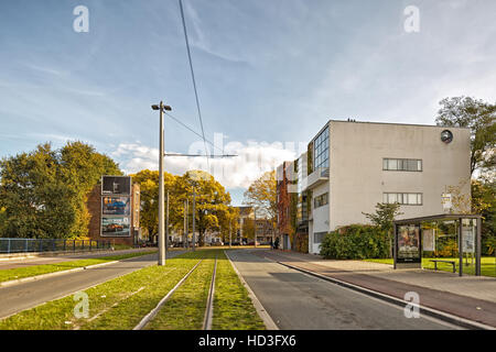 Anversa, Belgio - Ottobre 2016: Guiette House progettata da Le Corbusier nel 1926. Si tratta di un inizio e un esempio classico di "stile internazionale" e Foto Stock