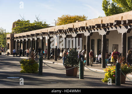 Nuovo Messico, Santa Fe, Sena Plaza Foto Stock