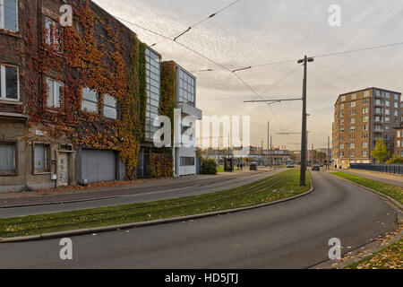 Anversa, Belgio - Ottobre 2016: Guiette House progettata da Le Corbusier nel 1926. Si tratta di un inizio e un esempio classico di "stile internazionale" e Foto Stock