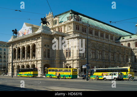 Vienna Opera House, Austria, Vienna, Europa Foto Stock