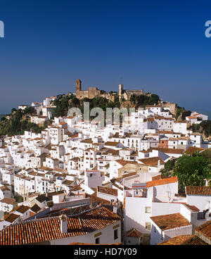 Casares villaggio bianco, Andalusia, Spagna Foto Stock