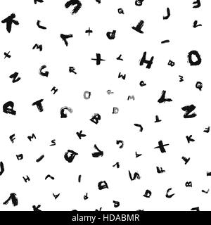 Modello di ABC verniciato Illustrazione Vettoriale