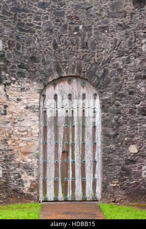 Porta di Presidio, Presidio La Bahia, Goliad, Texas Foto Stock