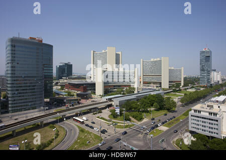 UNO City a Vienna, Austria, Europa Foto Stock