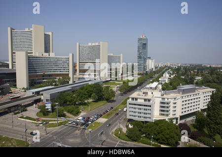 UNO City a Vienna, Austria, Europa Foto Stock