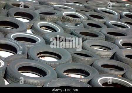 vecchie gomme Foto Stock