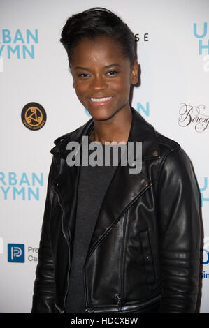 Celebrità arriva sul red caroet per la premiere di inno urbano dotato di: Letitia Wright dove: Londra, Regno Unito quando: 27 Set 2016 Foto Stock