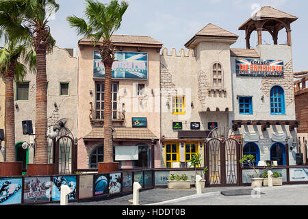 Egitto Sharm el sheikh - agosto 2016: ristorante pub fronte esterno senza persone. Africa Foto Stock