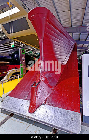 Shildon Railway Museum massiccia neve aratro Foto Stock