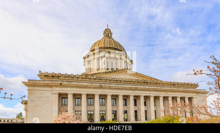 Olympia, Washington, Stati Uniti d'America - 24 Marzo 2016 : il Washington State Capitol o Legislative Building in Olympia è la sede del governo dello stato Foto Stock