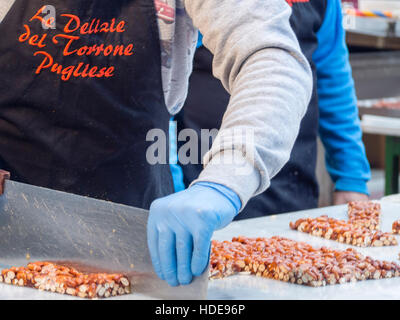 Festa del Torrone di Cremona, novembre 2016 Foto Stock
