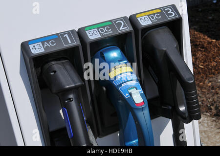 Stromtankstelle, Hauptstrasse, Schoeneberg, Berlino, Deutschland Foto Stock