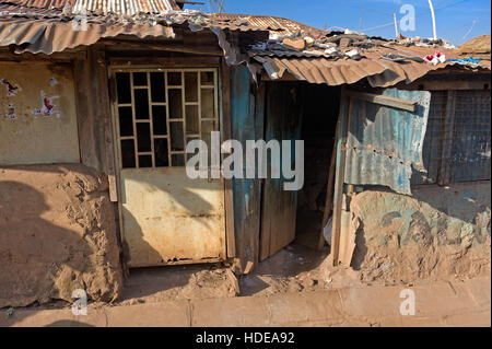 Case di Kibera Foto Stock