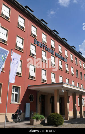 Deutsche Wohnen Gruppe, Mecklenburgische Strasse, Wilmersdorf, Berlino, Deutschland Foto Stock