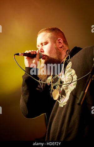 Rag 'n' osso, uomo verde villaggio della musica e del Festival delle arti, Southend-on-Sea, Essex © Clarissa Debenham / Alamy Foto Stock