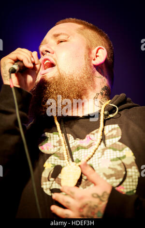 Rag 'n' osso, uomo verde villaggio della musica e del Festival delle arti, Southend-on-Sea, Essex © Clarissa Debenham / Alamy Foto Stock