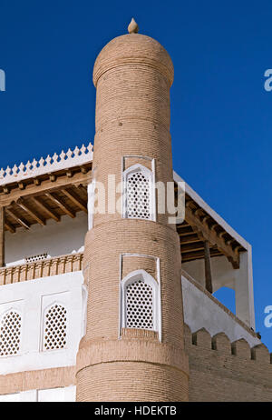 Porta della fortezza Ark cancello di Bukhara, Uzbekistan Foto Stock