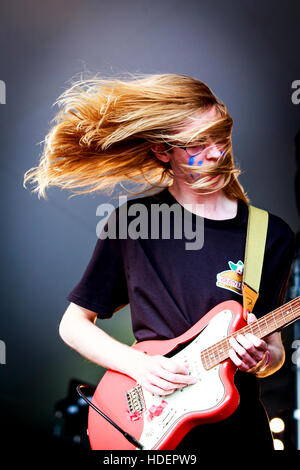 Manicomi, Villaggio Verde Musica e Arts Festival, Southend-on-Sea, Essex © Clarissa Debenham / Alamy Foto Stock