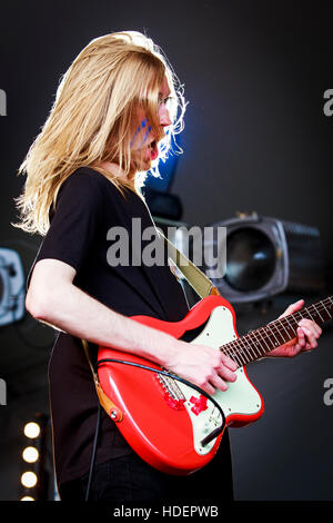 Manicomi, Villaggio Verde Musica e Arts Festival, Southend-on-Sea, Essex © Clarissa Debenham / Alamy Foto Stock