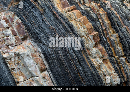 Struttura in granito, Crozon, Bretagna Francia Foto Stock