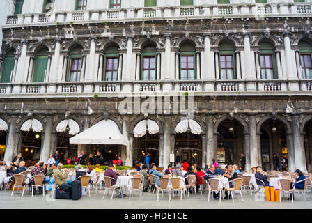 Caffe Florian, piazza San Marco, Venezia, Veneto, Italia Foto Stock