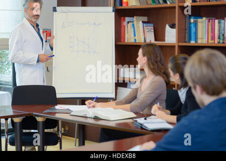 Senior medic gruppo docente Foto Stock