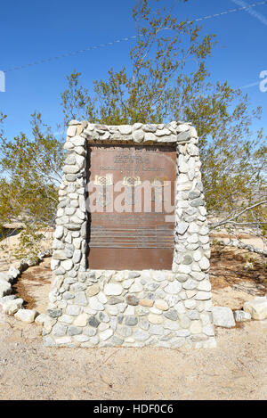 CHIRIACO SUMMIT, CA - Dicembre 10, 2016: Congressional Medal of Honor Memorial presso il General Patton Memorial Museum. Il memorial onora la CMH reci Foto Stock