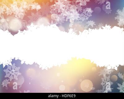 Abstract le luci di Natale sul background. EPS 10 Illustrazione Vettoriale