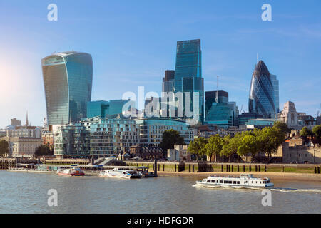 City of London uno dei principali centri della finanza globale Foto Stock