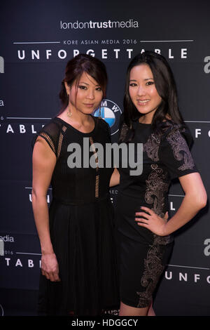 Karin Anna Cheung, grazia su arriva al gala indimenticabili Dicembre 10, 2016 in Beverly Hilton di Beverly Hills, la California. Foto Stock