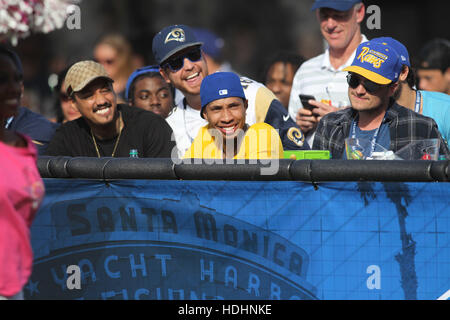 Domenica 9 ottobre, 2016; celebrità a Rams gioco. Le fatture della Buffalo ha sconfitto il Los Angeles Rams dal punteggio finale 30-19 presso il Los Angeles Memorial Coliseum di Los Angeles, CA. Dotato di: Tyga dove: Los Angeles, California, Stati Uniti quando: 10 Ott Foto Stock