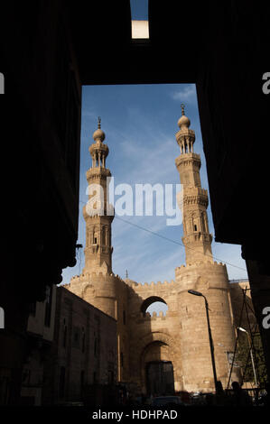 Bab Zuweila, Cairo islamico in Egitto. Foto Stock