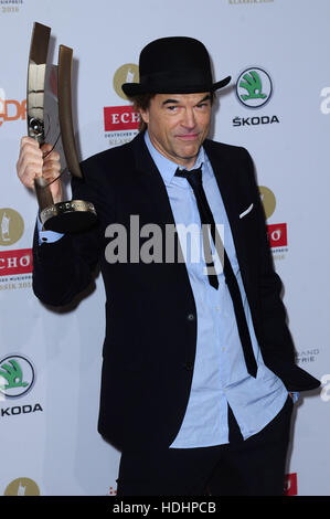 Echo Klassik - Deutscher Musikpreis alla Konzerthaus Gendarmenmarkt. Dotato di: Campino Dove: Berlino, Germania Quando: 09 Ott 2016 Foto Stock