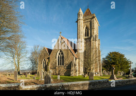 San Giovanni Battista la Chiesa in Netherfield, East Sussex, Inghilterra. Foto Stock