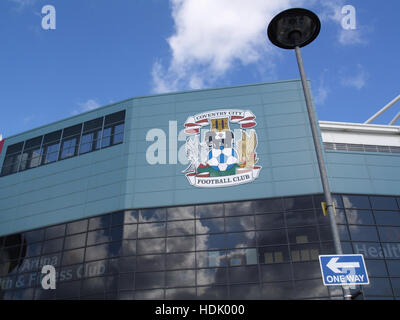 Digital Signage di Ricoh Arena, casa di Coventry City Calcio Club Foto Stock