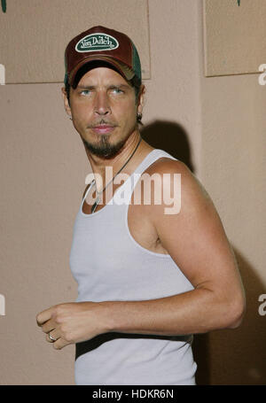 Il musicista Chris Cornell di Audioslave a Beverly Hills, CA il 11 agosto 2004 Photo credit: Francis Specker Foto Stock