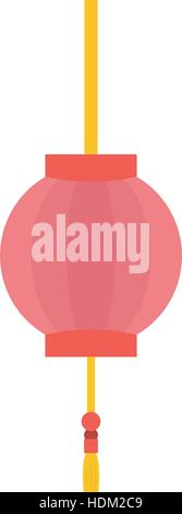 Giapponese luce pendente icona illustrazione vettoriale graphic design Illustrazione Vettoriale