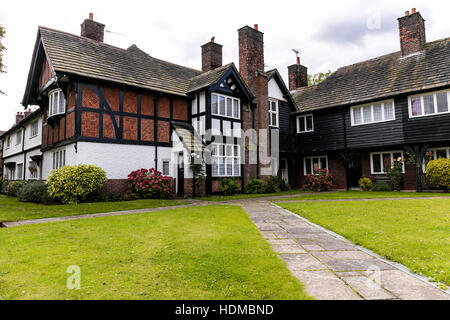 Port Sunlight Village Foto Stock