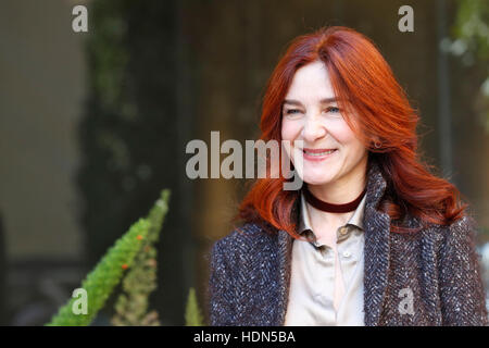 Roma, Italia. Xiii Dec, 2016. Silvana Fallisi assiste il photocall del film 'fuga da Reuma Park' a Visconti Hotel su dicembre 13, 2016 in Roma, Italia. Credito: Fulvio Dalfelli/Alamy Live News Foto Stock