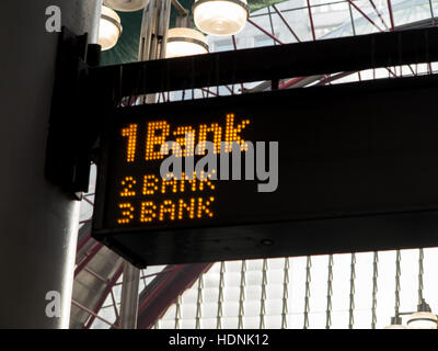 Segno DLR Foto Stock