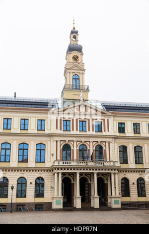 Il municipio di riga nel paese baltico - Lettonia Foto Stock